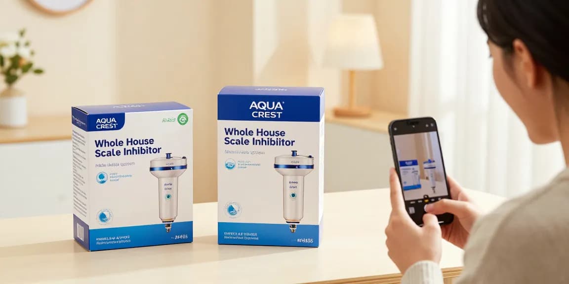 AQUA CREST AP431 AP430SS Whole House Scale Inhibitor - Inline Water System, ideal for online shopping and product reviews on digital marketplaces, discover the best deals.