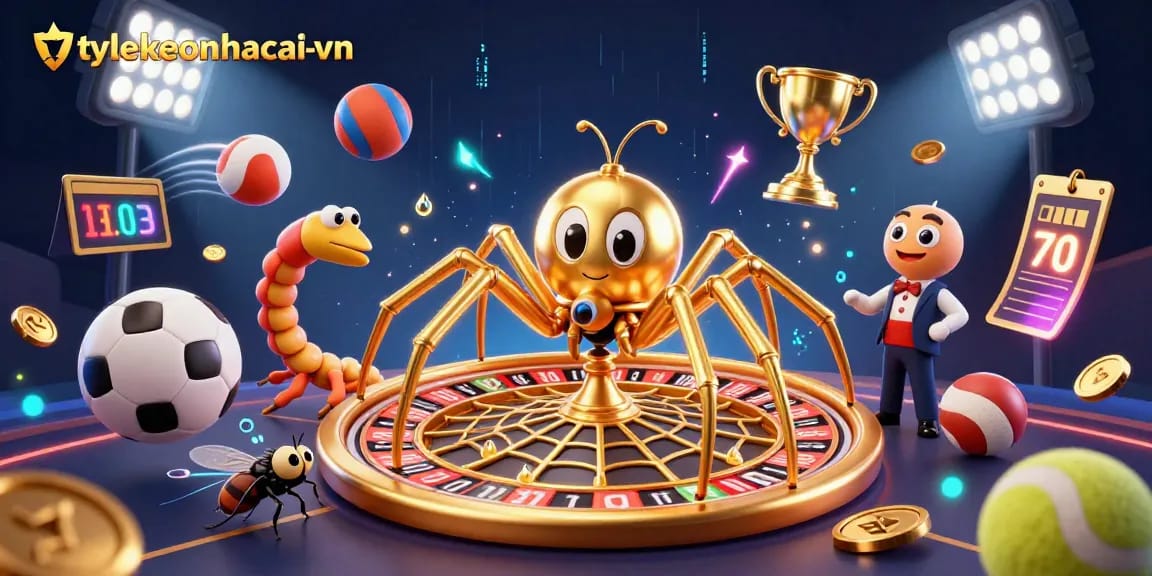 Place your bets with tylekeonhacai-vn on an exhilarating casino wheel spinning scene.