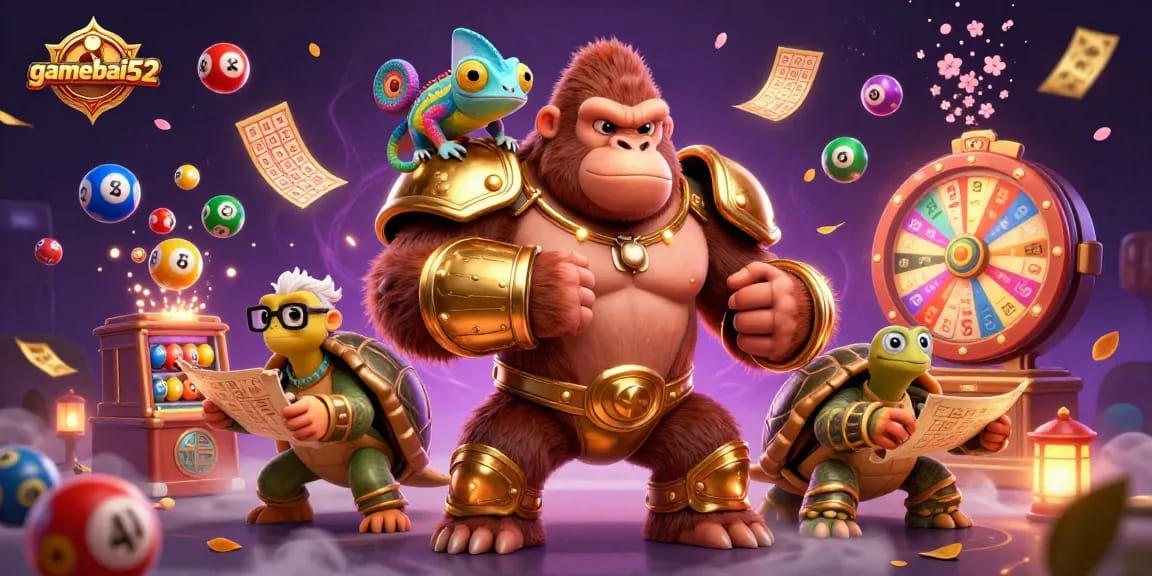 Experience gamebai52 excitement with thrilling lottery action and colorful game elements.