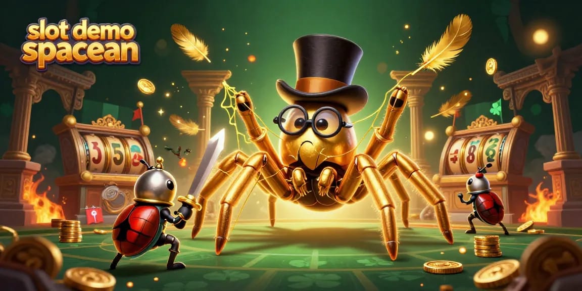 Experience slot demo spaceman adventures with vibrant characters and casino elements in a mesmerizing scene.