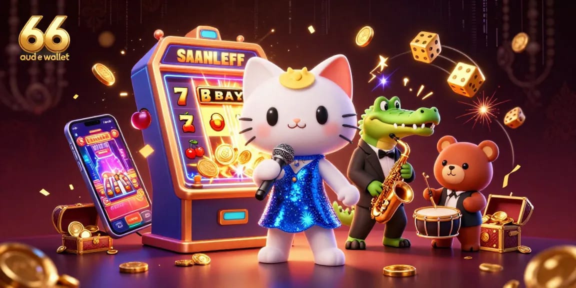 Experience the excitement of 66 aud e wallet at Won66 with dynamic cartoon casino characters and games.