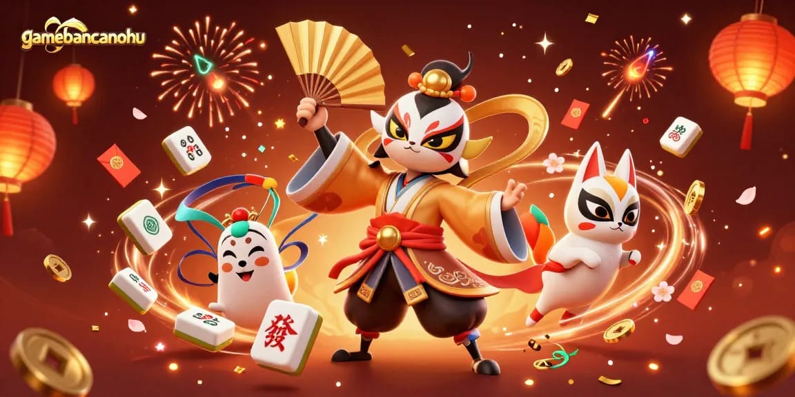 Participate in gamebancanohu while enjoying vibrant 3D casino action with animated characters and festive elements.