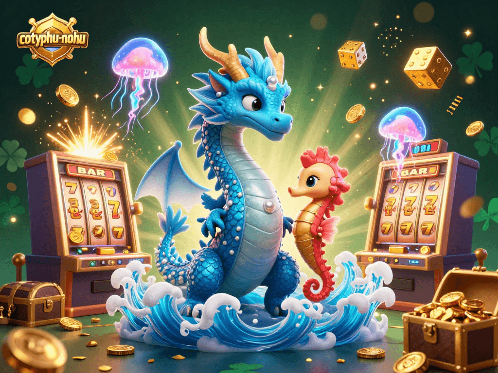 Experience fun strategizing with cotyphu-nohu in this vibrant, imaginative casino scene bursting with excitement.
