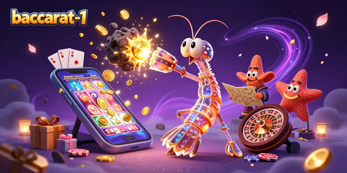 Engage with baccarat-1 and win instantly while exploring a galactic-themed 3D casino world.