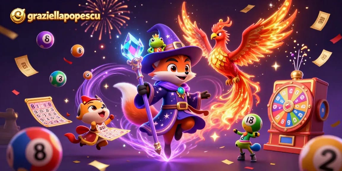 Experience the thrill of graziellapopescu with enchanting characters and dynamic lottery elements.