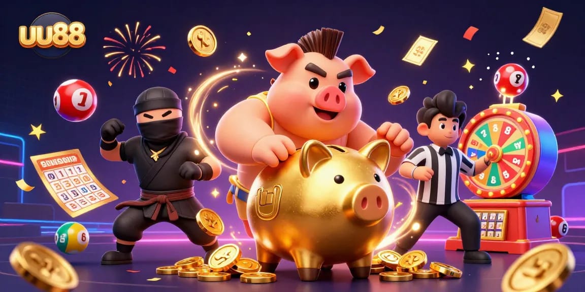 Experience thrilling action at uu88 with vibrant characters and energetic gaming elements.