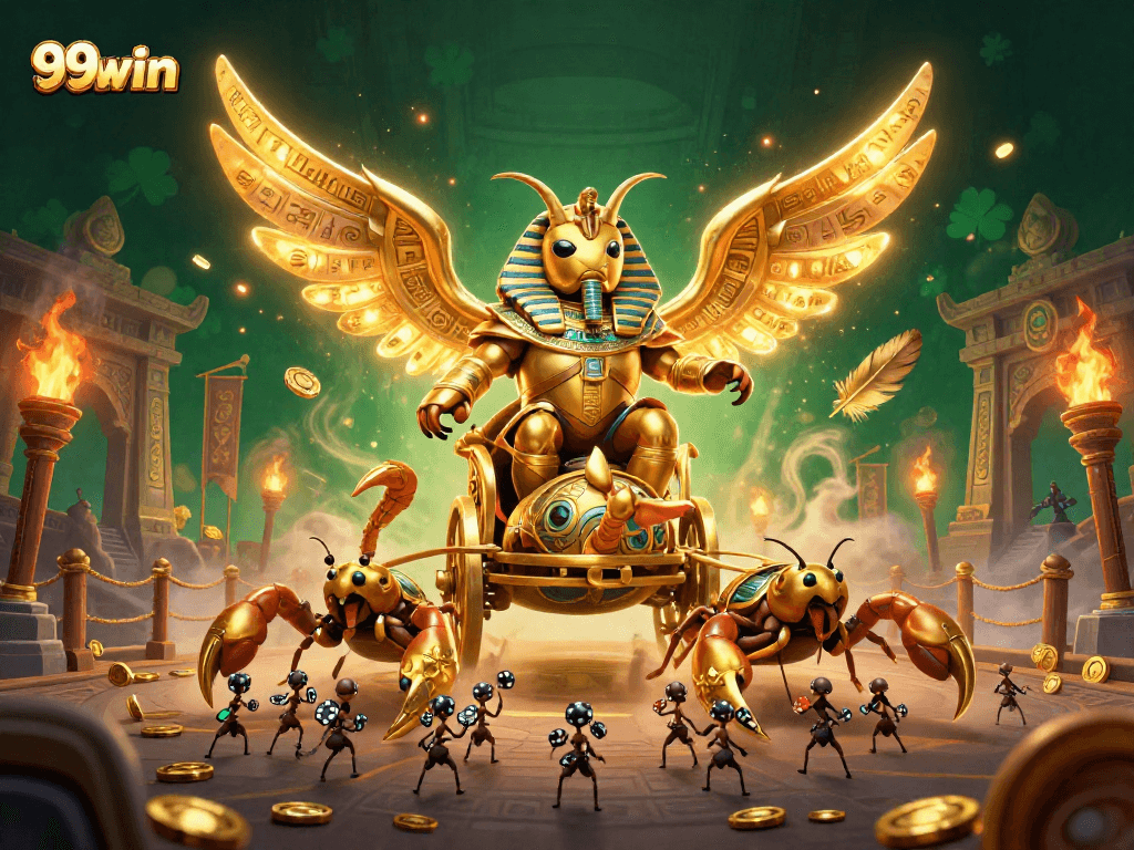 Experience thrilling wins with 99win, where colossal gaming adventures unfold in a dazzling casino landscape.