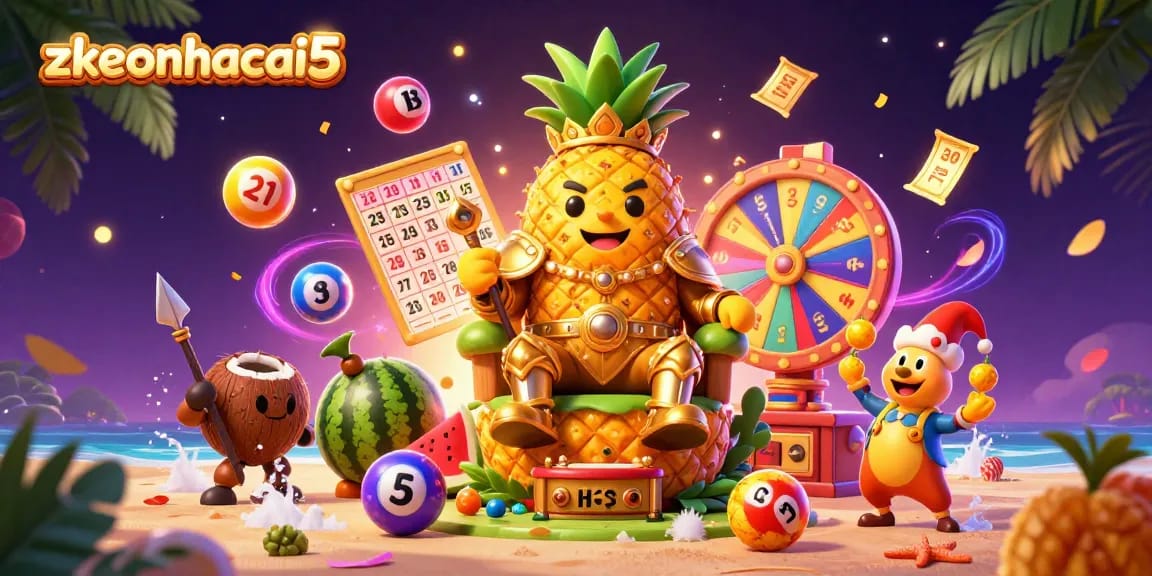 Engage with zkeonhacai5 in this vibrant casino fantasy illustrating the lottery experience.