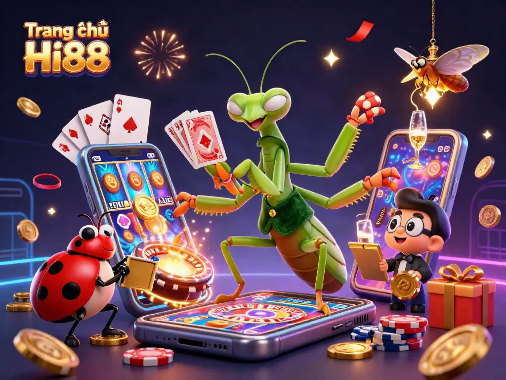 Celebrate with exciting gaming action at Trang chủ Hi88, where vibrant casino elements converge.