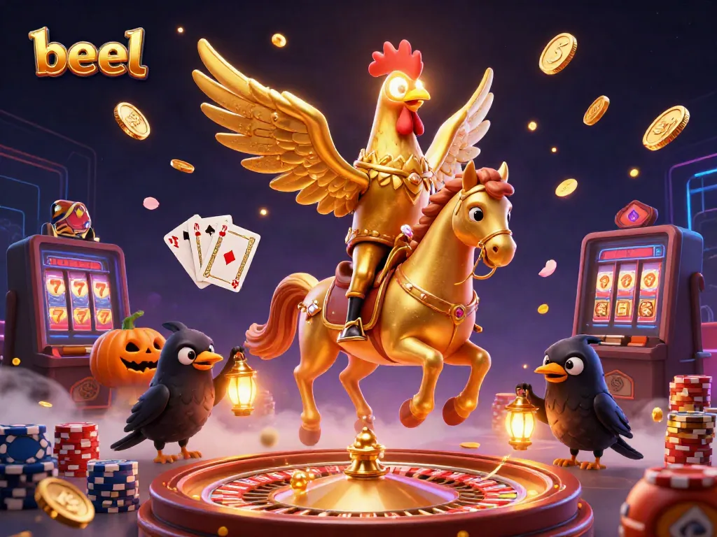 Experience the excitement of beel with dynamic casino elements and vibrant characters in a thrilling 3D scene.