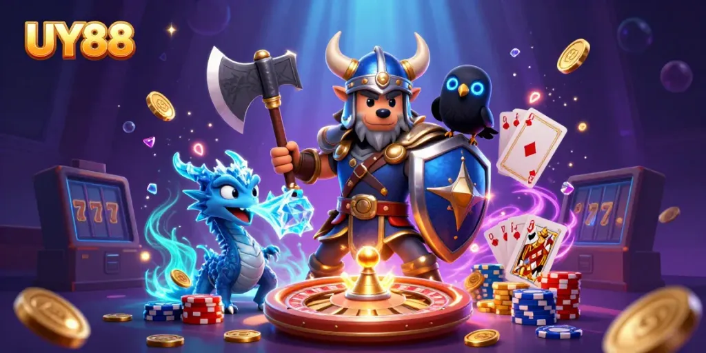 Engage in thrilling casino adventures with UY88, featuring epic characters and dynamic gaming elements.