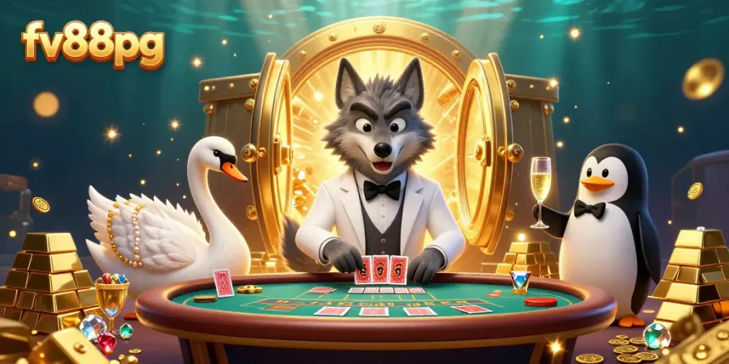 Experience thrilling gameplay at fv88pg with vibrant characters and casino elements in a captivating scene.
