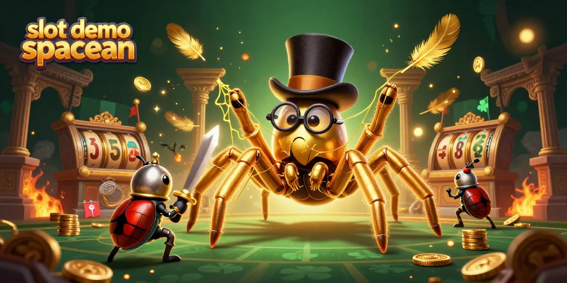 Experience slot demo spaceman adventures with vibrant characters and casino elements in a mesmerizing scene.