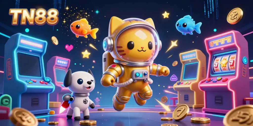 Engage in gaming excitement with TN88 in a vibrant universe of slots and arcade fun.