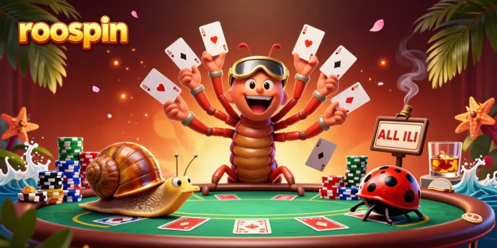 Experience the thrill of roospin with vibrant casino elements and engaging characters in action.
