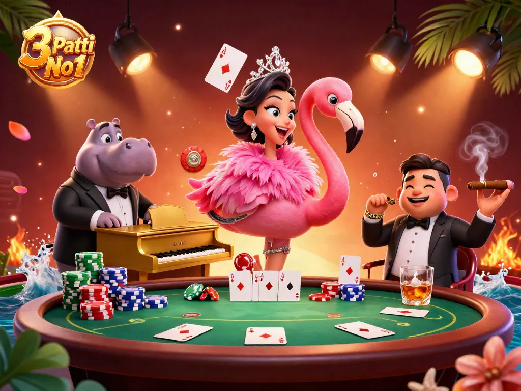 Experience excitement with 3 Patti No1 featuring engaging card gameplay and vibrant casino atmosphere