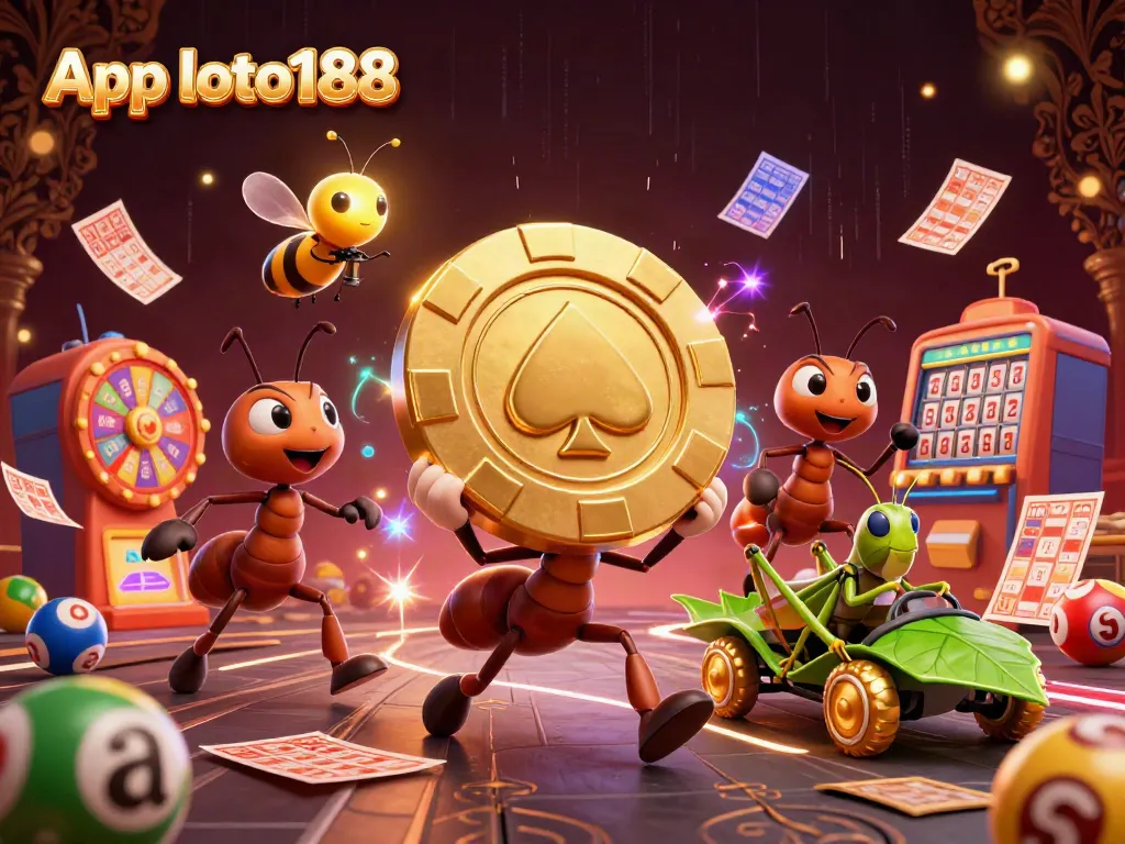 Capture exciting lottery action with App loto188 characters in a dynamic heist scene