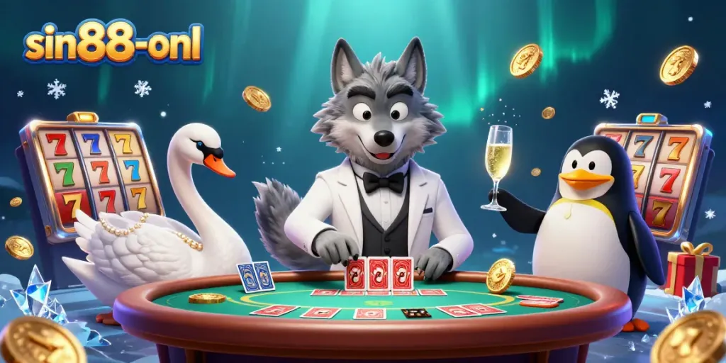 Engage with winning strategies at sin88-onl's vibrant casino featuring lively characters and rich game elements.