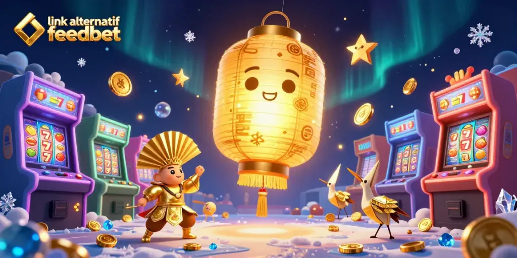 Play exciting games at link alternatif feedbet with vibrant 3D characters and casino themes.