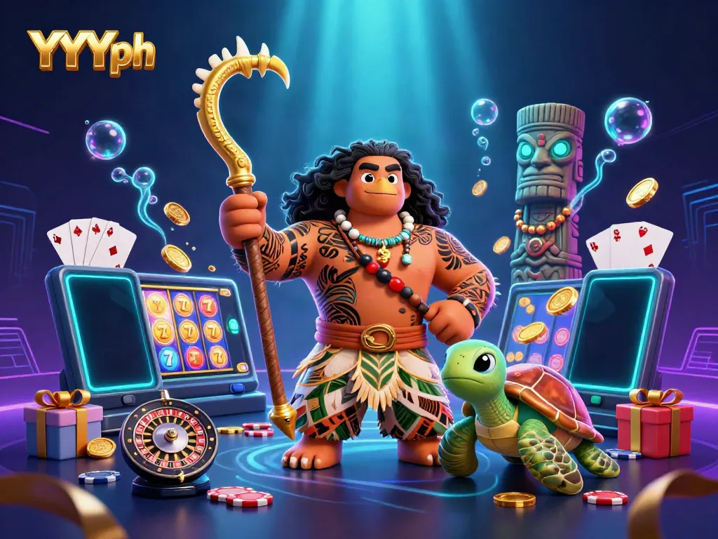 Experience thrilling gameplay at YYYph with a colorful slot game scene showcasing vibrant characters and casino elements.