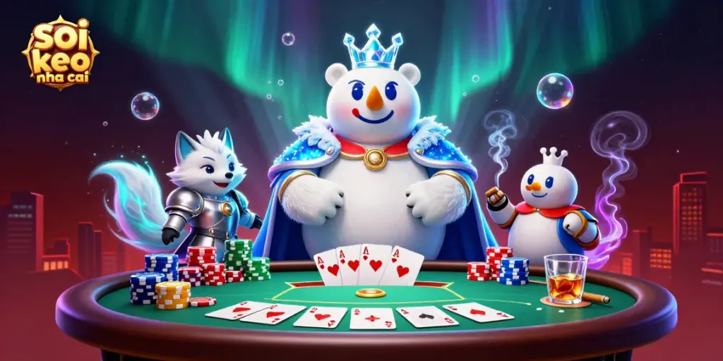 Experience thrilling soi keo nha cai moments with a vibrant 3D casino scene packed with energy.