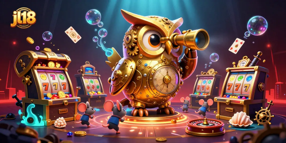 Experience thrilling gameplay at jl18 with a vibrant scene of animated casino elements