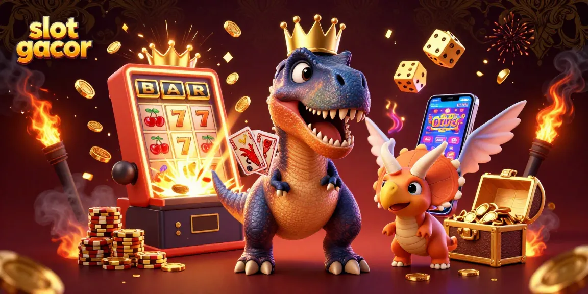 Experience the thrill of slot gacor wins with colorful jackpots and gaming characters.