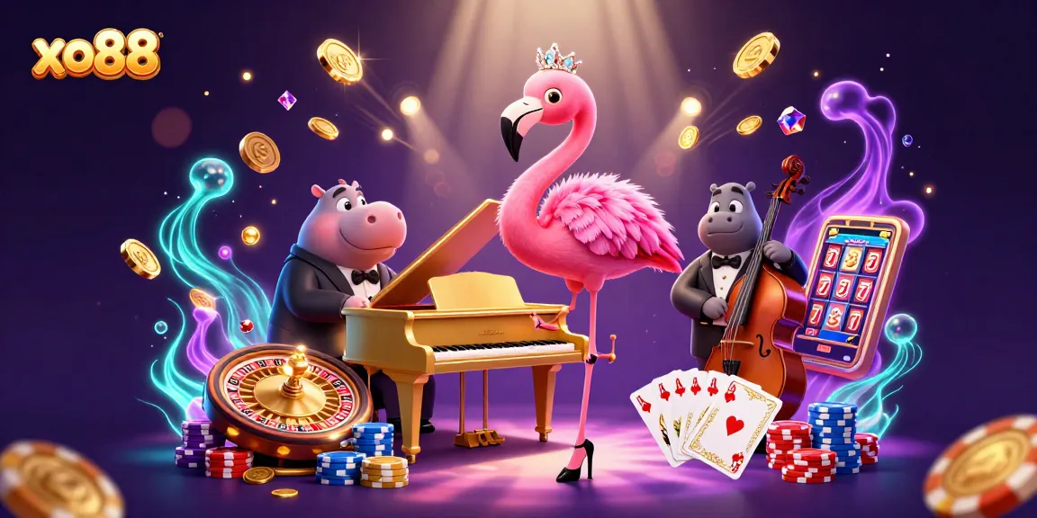 Experience thrilling gameplay at xo88 with colorful casino elements in a lively atmosphere.