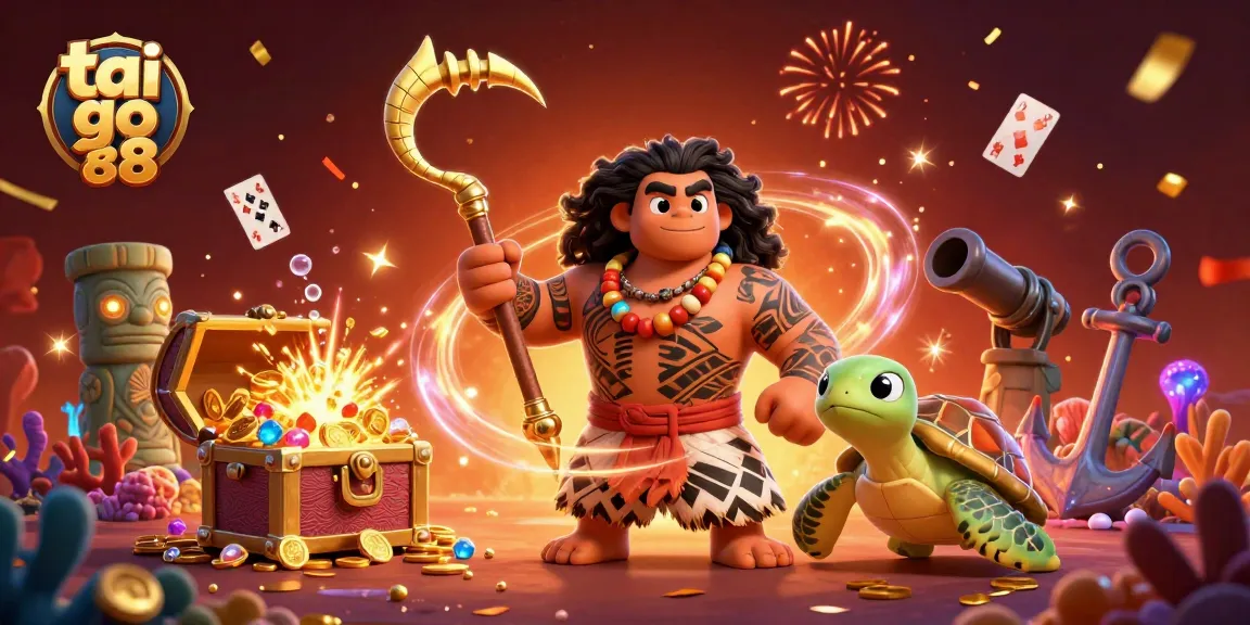 Experience exciting wins trustingly with tai go 88 in a vibrant 3D casino adventure scene.