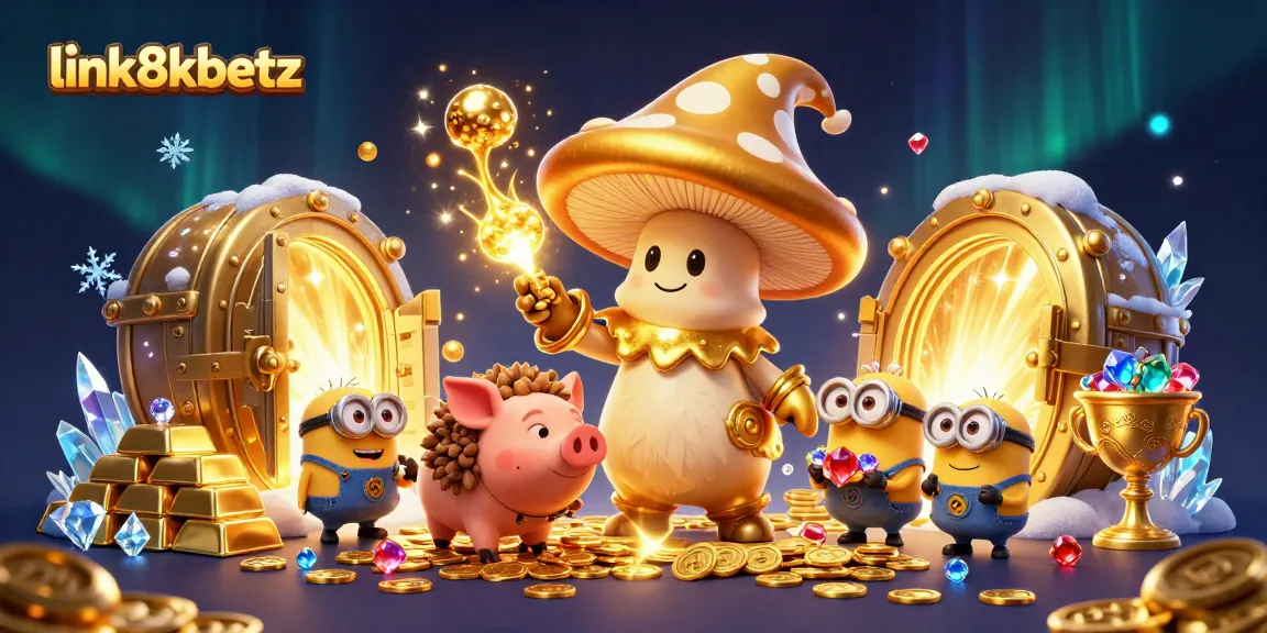 Experience golden magic and treasure hunting with link8xbetz at this online casino.
