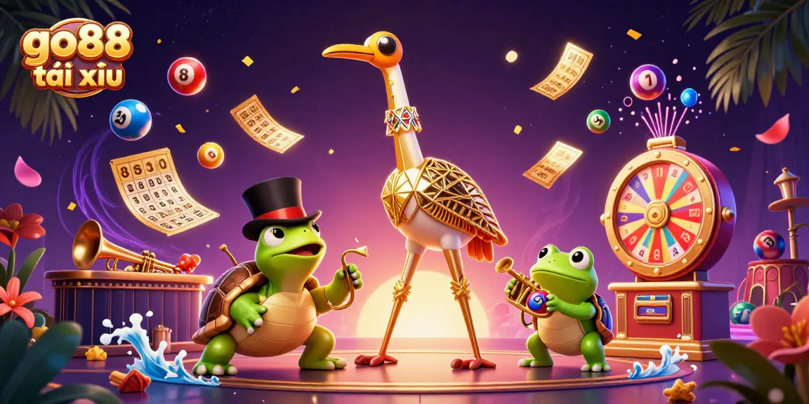 Experience thrilling fun with go88 tài xỉu as colorful balls bounce around lively characters in this dynamic casino scene.
