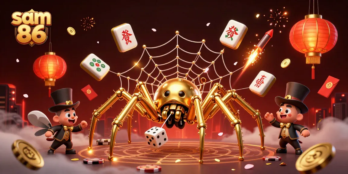 Experience the thrill at sam 86 with a captivating steampunk scene of luck and dice action.