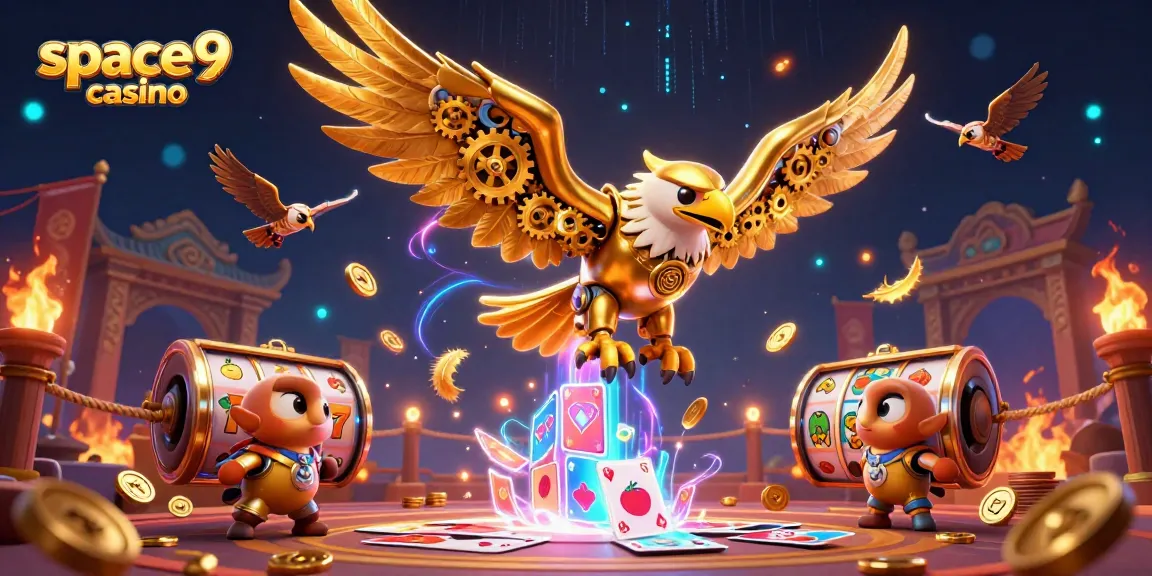 Experience thrilling gameplay at space9 casino with vibrant 3D graphics and dynamic gaming elements.