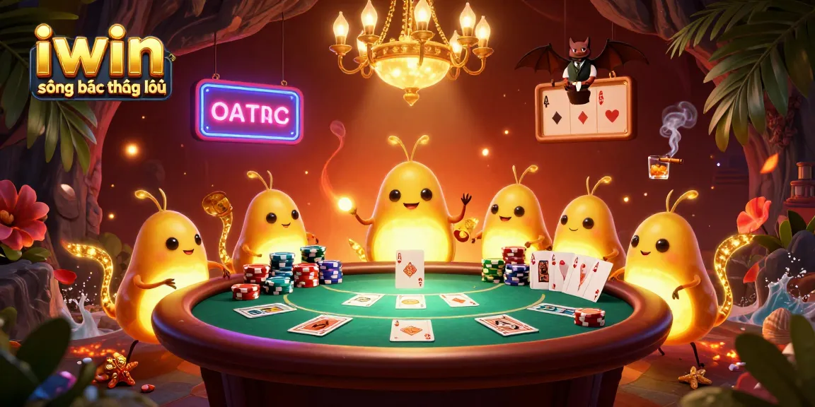 Engage with iwin sòng bạc thượng lưu in this vibrant casino scene featuring bioluminescent glowworms.