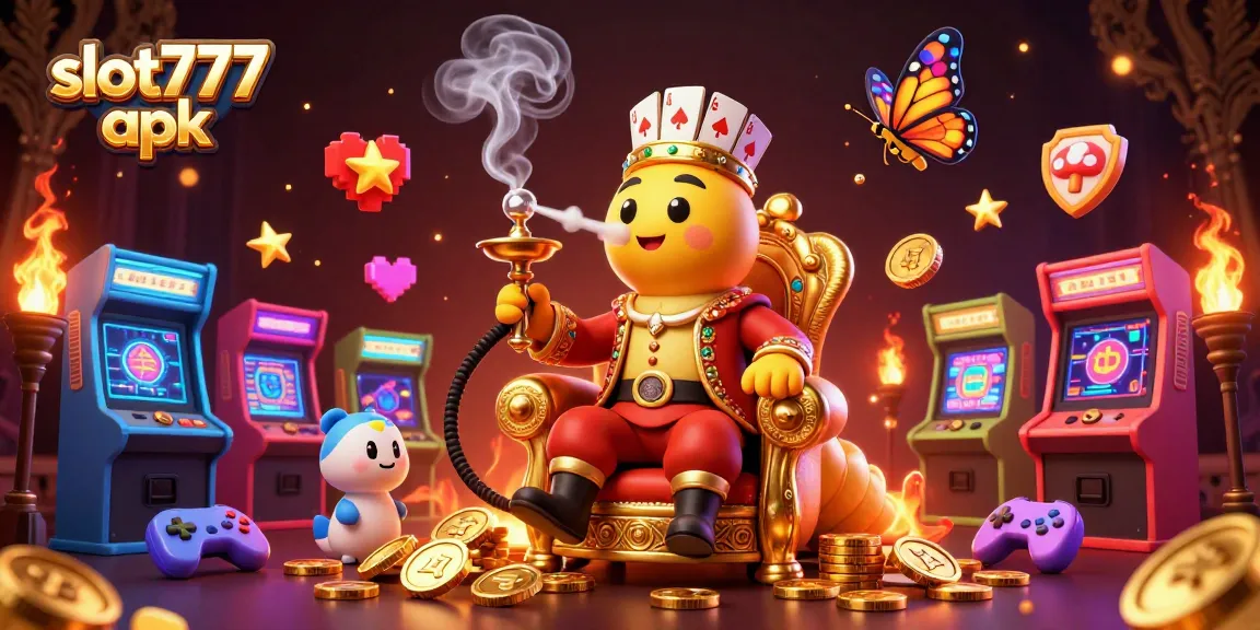 Experience thrilling gameplay with slot777 apk, showcasing vibrant casino elements and enchanting characters.